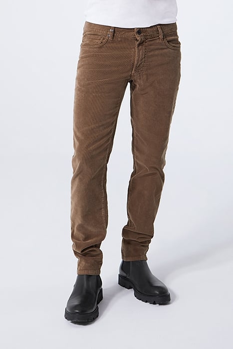 CAPPUCCINO CORDUROY SLIM TROUSERS CAPPUCINO 1