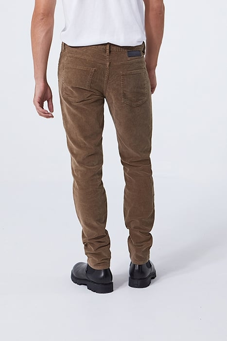 CAPPUCCINO CORDUROY SLIM TROUSERS CAPPUCINO 2