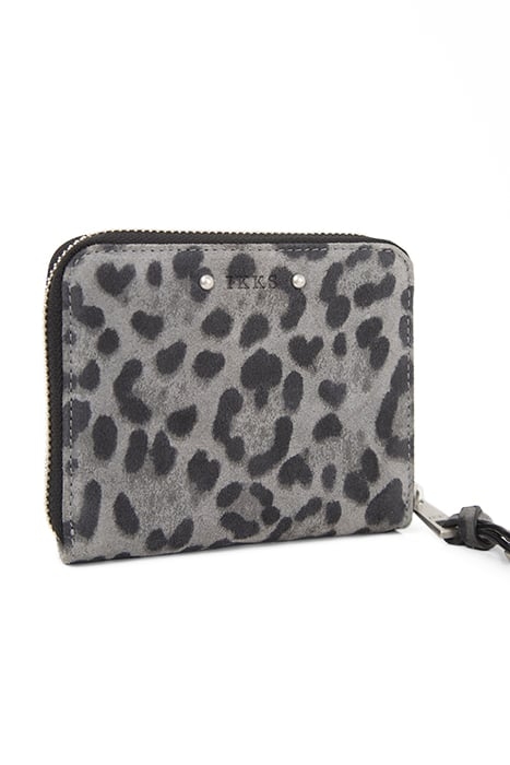 GREY LEOPARD 1440 MINI COMPAGNON WALLET GREY 2