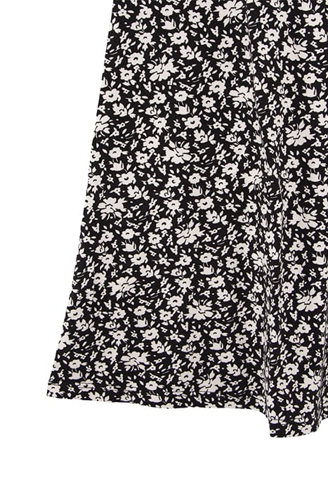 GIRLS’ BLACK FLORAL PRINT DRESS BLACK 5