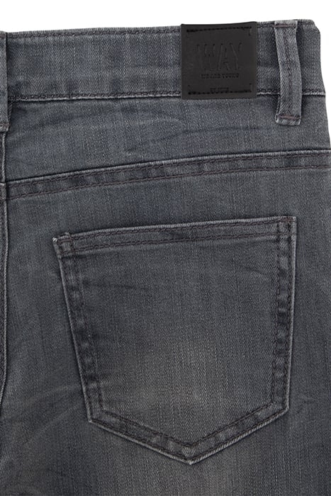 BOYS’ GREY SLIM JEANS WITH TWISTED SEAMS BLUE 7