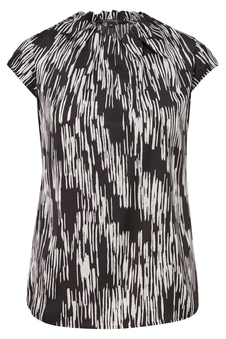 COMMA BLOUSES GREY/BLACK 4