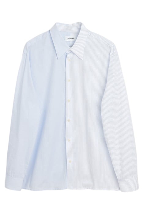 PERRY SHIRT BLUE PINSTRIPE 1