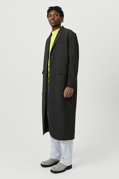 TROY COAT BLACK PINSTRIPE 3
