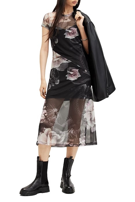 HANNA VALLEY SS DRES BLACK MONO 4