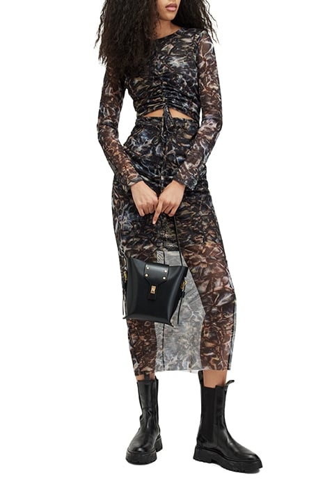 KATIE CALADESI DRESS PETROL BLUE 1