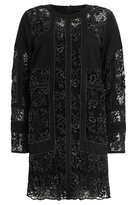 NOUSH EMB DRESS JET BLACK 4