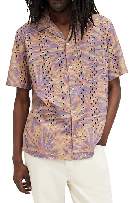 YUCCA SS SHIRT PASTEL/SEPIA BRWN 1