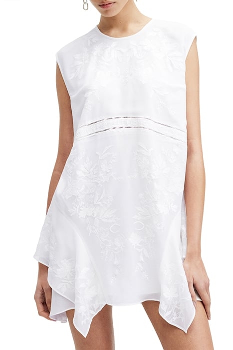AUDRINA EMB DRESS WHITE 6