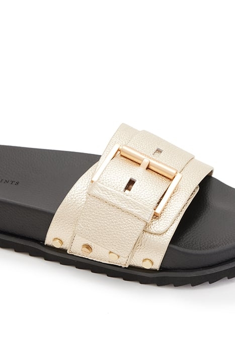 ELLIE STUD SLIDER METALLIC GOLD 5