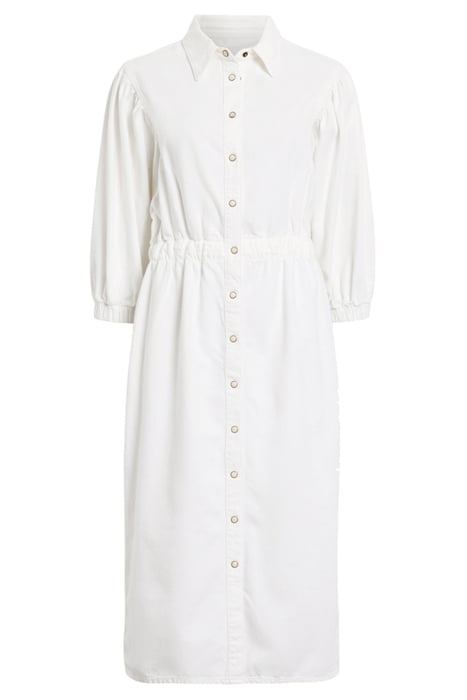 OSA DENIM DRESS CHALK WHITE 4