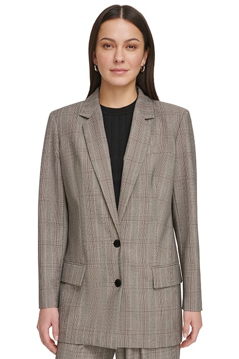 L/S TWO BTTN PLAID B GLEN PLD 1