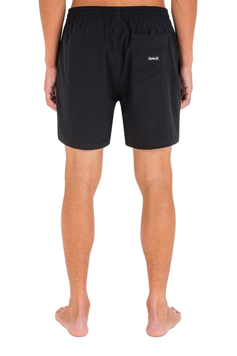 ONE AND ONLY SOLID VOLLEY 17 BOARDSHORT BLACK 2