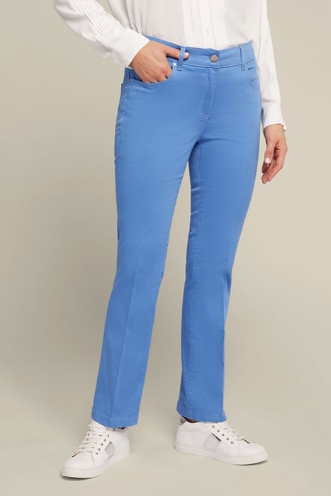 STRETCH DRILL TROUSERS BLUE 1