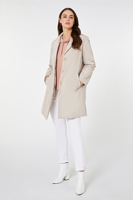TAFFETA TRENCH COAT WITH LIGHT PADDING NATURAL 2