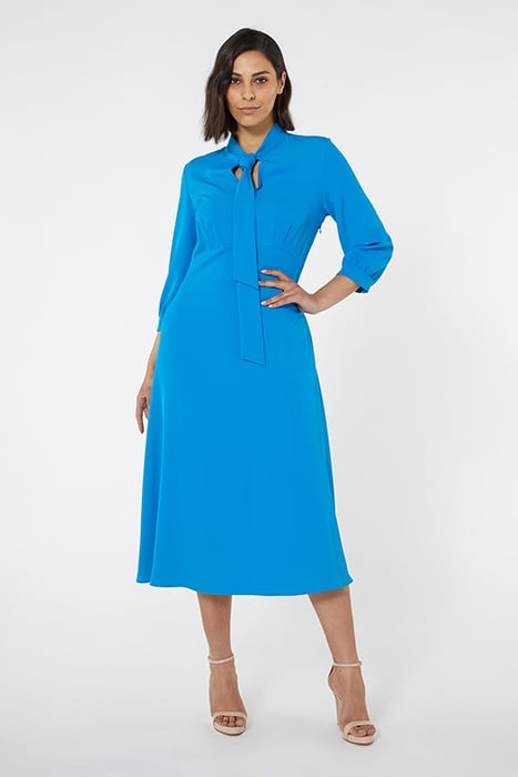 LONG DRESS WITH BOW BLUE 2