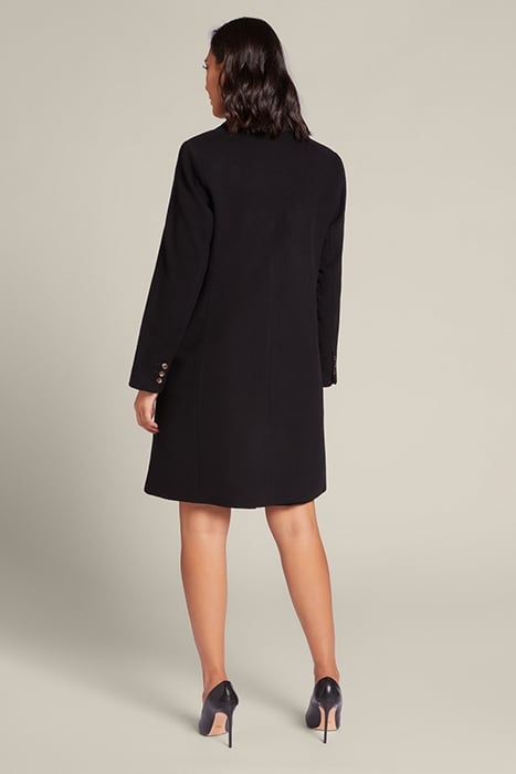 BEAVER FABRIC COAT BLACK 2