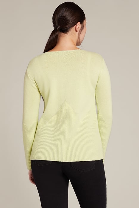 100% SUSTAINABLE WOOL SWEATER GREEN 2