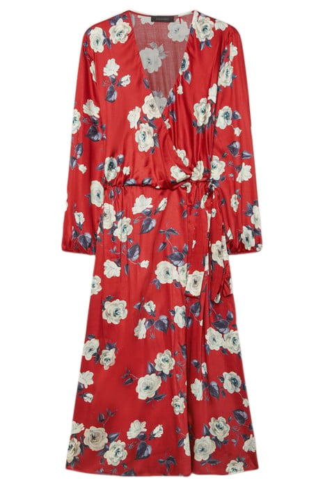 PRINTED DRESS ECOVERO™ WHITE 3