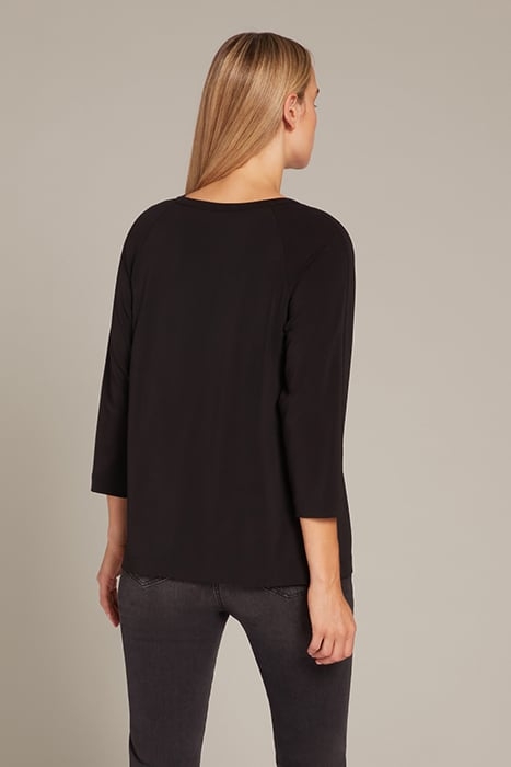 T-SHIRT WITH CUT OUT DETAIL BLACK 2