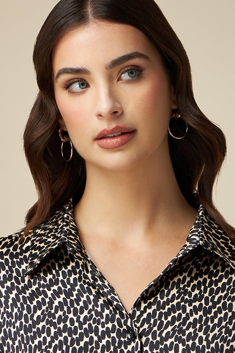 Patterned satin shirt 4