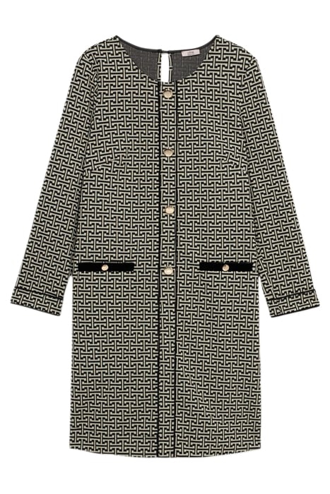 Optical jacquard dress 3