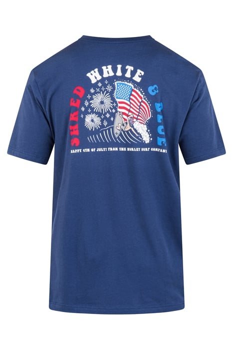 EVD SHRED WHITE AND BLUE SHORT SLEEVE ABYSS 4