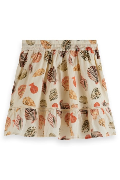 ALL-OVER PRINTED POM POM TAPE SKIRT SHELLS 2