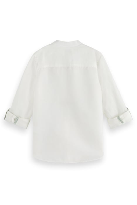 REGULAR-FIT - COTTON LINEN SHIRT WHITE 2