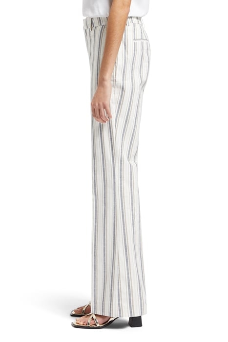 VIOLET LUREX LINEN BLEND PANT LUREX LINEN STRIPE 5