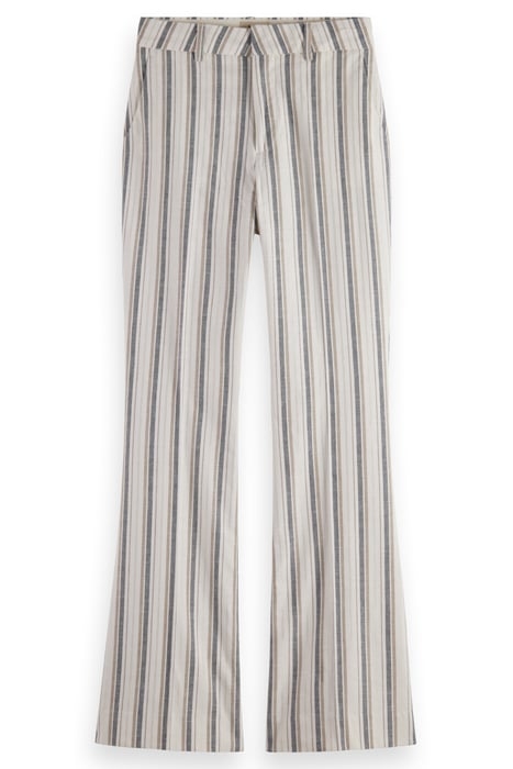 VIOLET LUREX LINEN BLEND PANT LUREX LINEN STRIPE 3