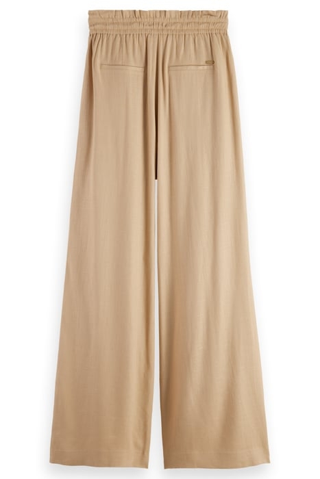 LINEN PULL-ON PANT MOCCA 5
