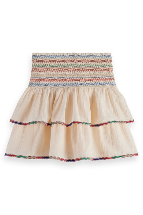 EMBROIDERED MINI SKIRT SOFT ICE 5