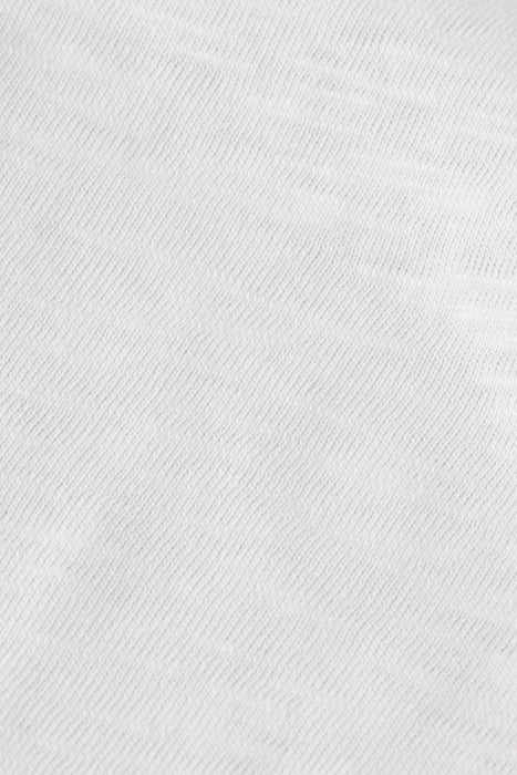 LAYERED SLEEVE BOAT NECK T-SHIRT WHITE 3