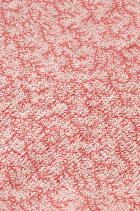 PRINTED SHIRT WITH SHOULDER DETAIL CORAL 3