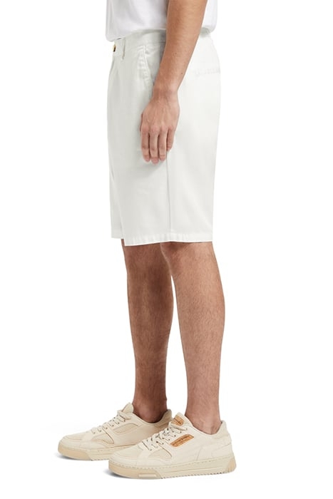 STUART - COTTON-BLEND TWILL SH WHITE 6