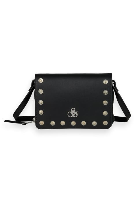 CROSSBODY WALLET WITH RIVETS BLACK 1