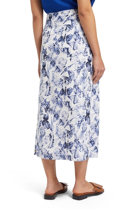 PRINTED MIDI-LENGTH SARONG SHELL BATIK BLUE 2