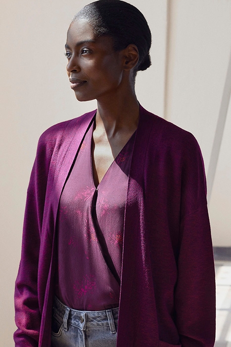 CARDIGAN LONG SLEEVES 21001778 RED BUD 7