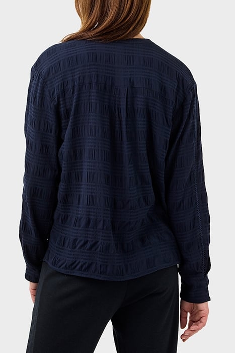 BLOUSE WOVEN LONG SLEEVES 22002010 NIGHT SKY 2