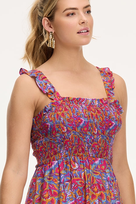 FIESTA DRESS SICILIAN FLOWER PURPLE SICILIAN FLOWER 8