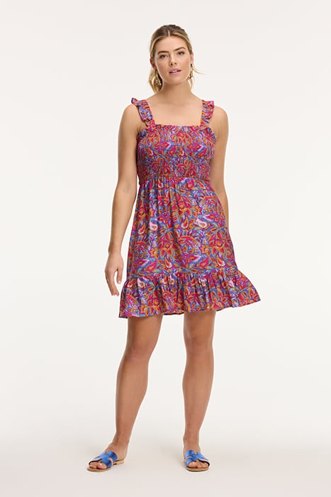 FIESTA DRESS SICILIAN FLOWER PURPLE SICILIAN FLOWER 3