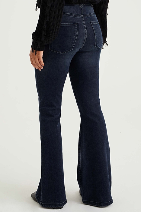5-POCKET HIGH WAIST DARK BLUE 2