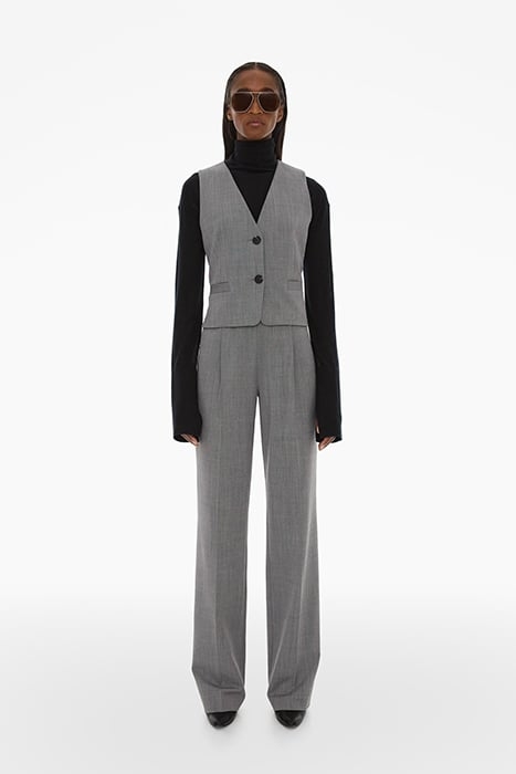 TUX VEST POLYESTER, WOOL, ELASTANE BLACK/WHITE MULTI 3