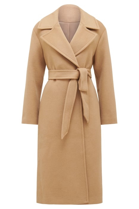 PRIYA WRAP COAT CAMEL 3