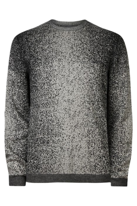 TYRRELL REGULAR FIT LS CREWNECK WITH DOU BLACK 1