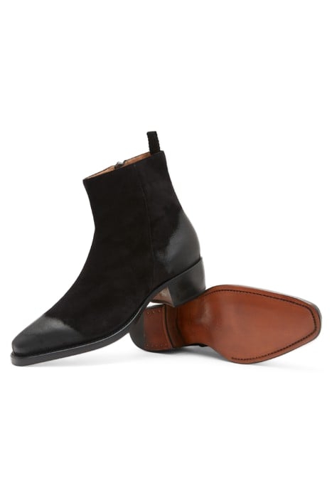 WALKER CENTER SEAM ZIP BOOT BLACK 3