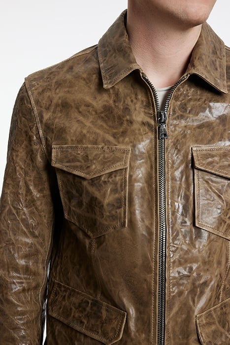 ZIP CLOSURE JACKET WITH MULTI FLAP POCKE CAPER 3