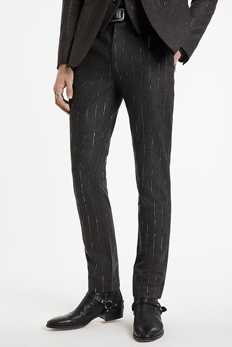 SLIM FIT PANTS WITH WELT HIP POCKET AND ESPRESSO 2