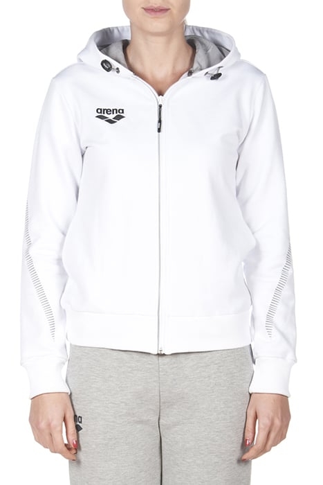 W TL HOODED JACKET WHITE 1